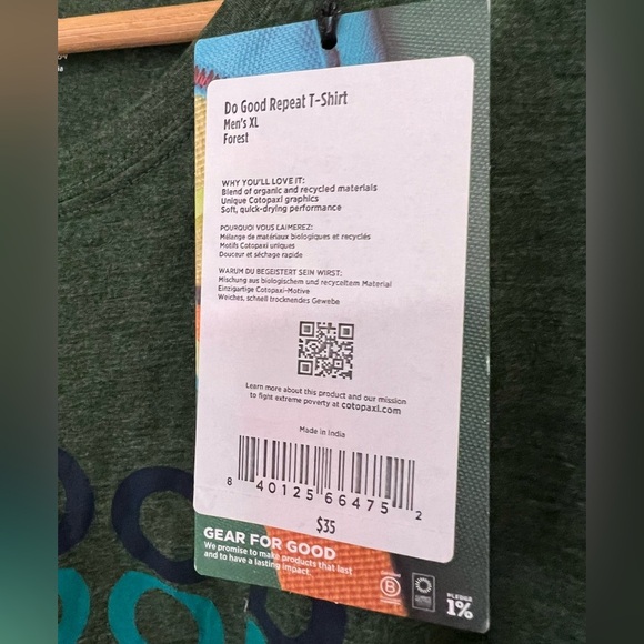 Cotopaxi Do Good Repeat T-Shirt - Size XL - NWT - Picture 4 of 5